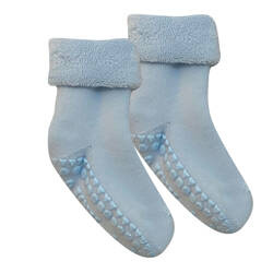 Niebieskie skarpetki frotte ABS