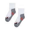 Skarpetki sportowe białe z szarymi wstawkami Ag+