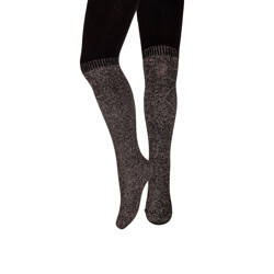 Rajstopy wzorowane z lurexem ANTOLA