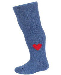 Rajstopy bawełniane serce