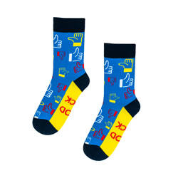 Wzorowane skarpetki męskie