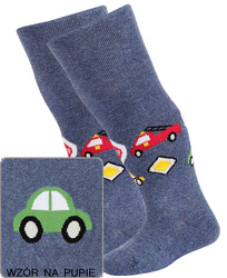 Rajstopy bawełniane samochody