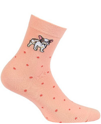 Wzorowane skarpetki dziewczęce