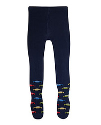 Bawełniane rajstopy ze wzorem samochodów