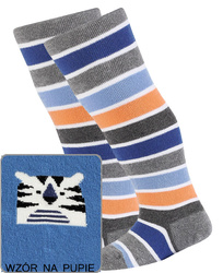 Rajstopy bawełniane paski