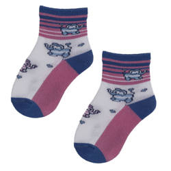 Kolorowe skarpetki w słonie