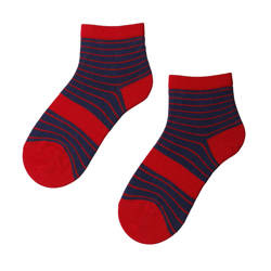 Granatowe skarpetki w paski Be Active