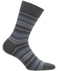 Antracytowe skarpetki męskie