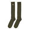 Męskie podkolanówki khaki  bezuciskowe antykleszczowe