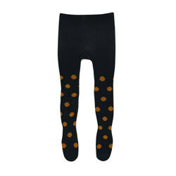 Zielone rajstopy w kropki